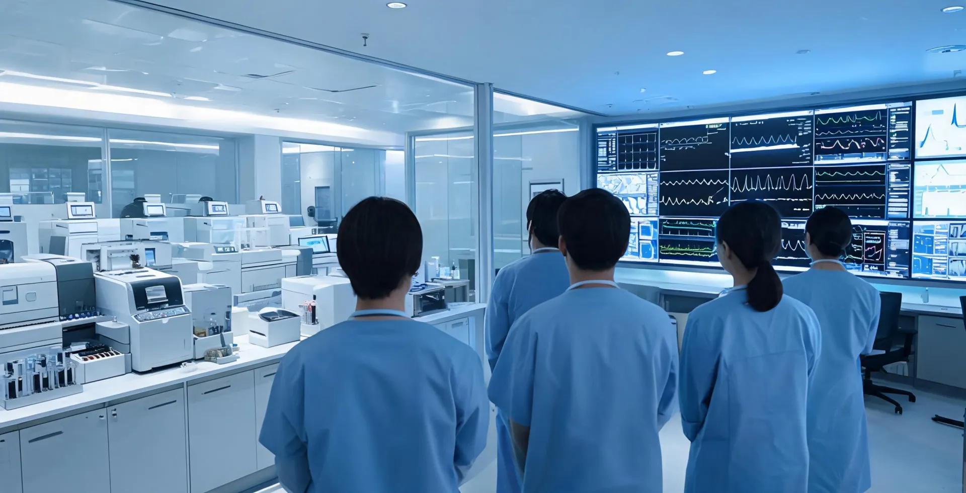 Connected Abbott laboratory and clinical monitoring environment